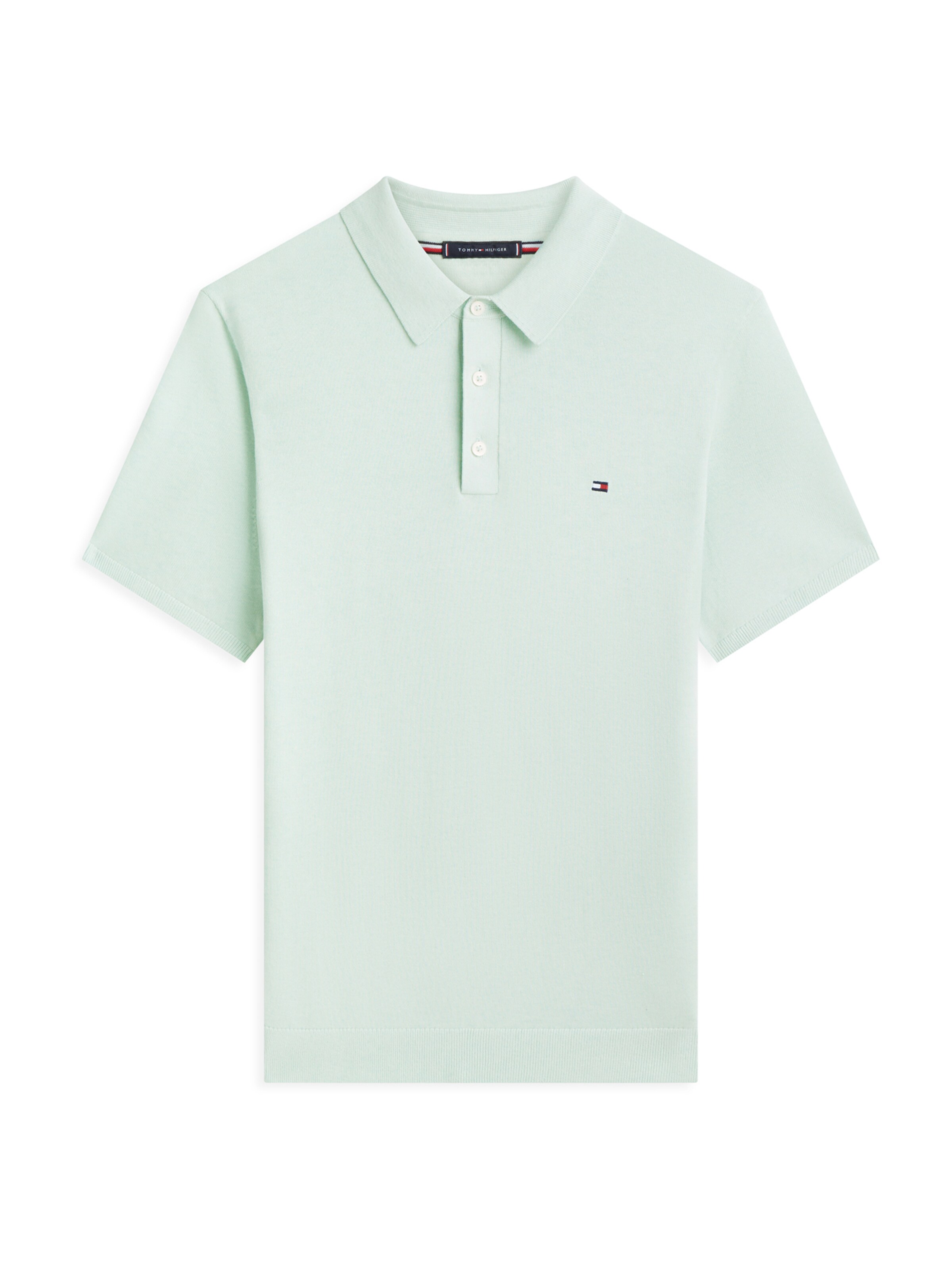 Pull-over 'ESSENTIAL' TOMMY HILFIGER en vert : devant