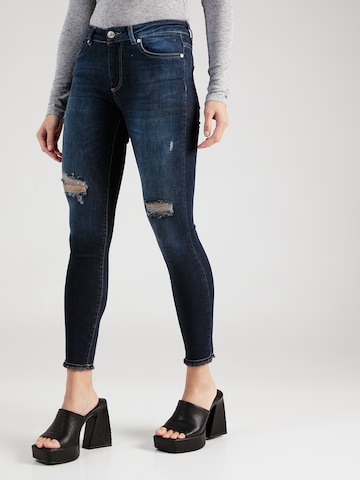 ONLY Skinny Jeans 'BLUSH' in Blauw: voorkant