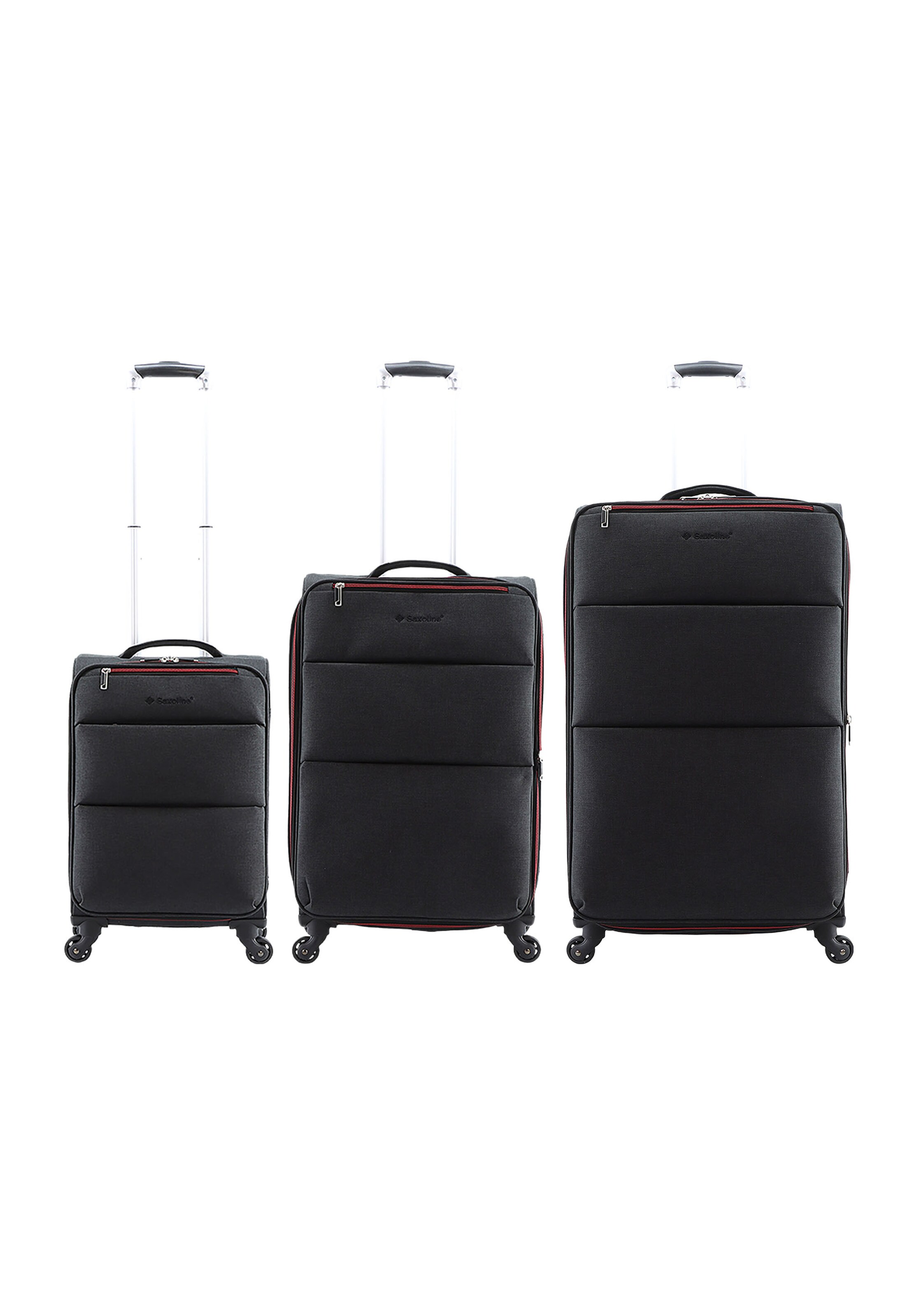 Saxoline Suitcase Set 'Adorer' in Grey: front
