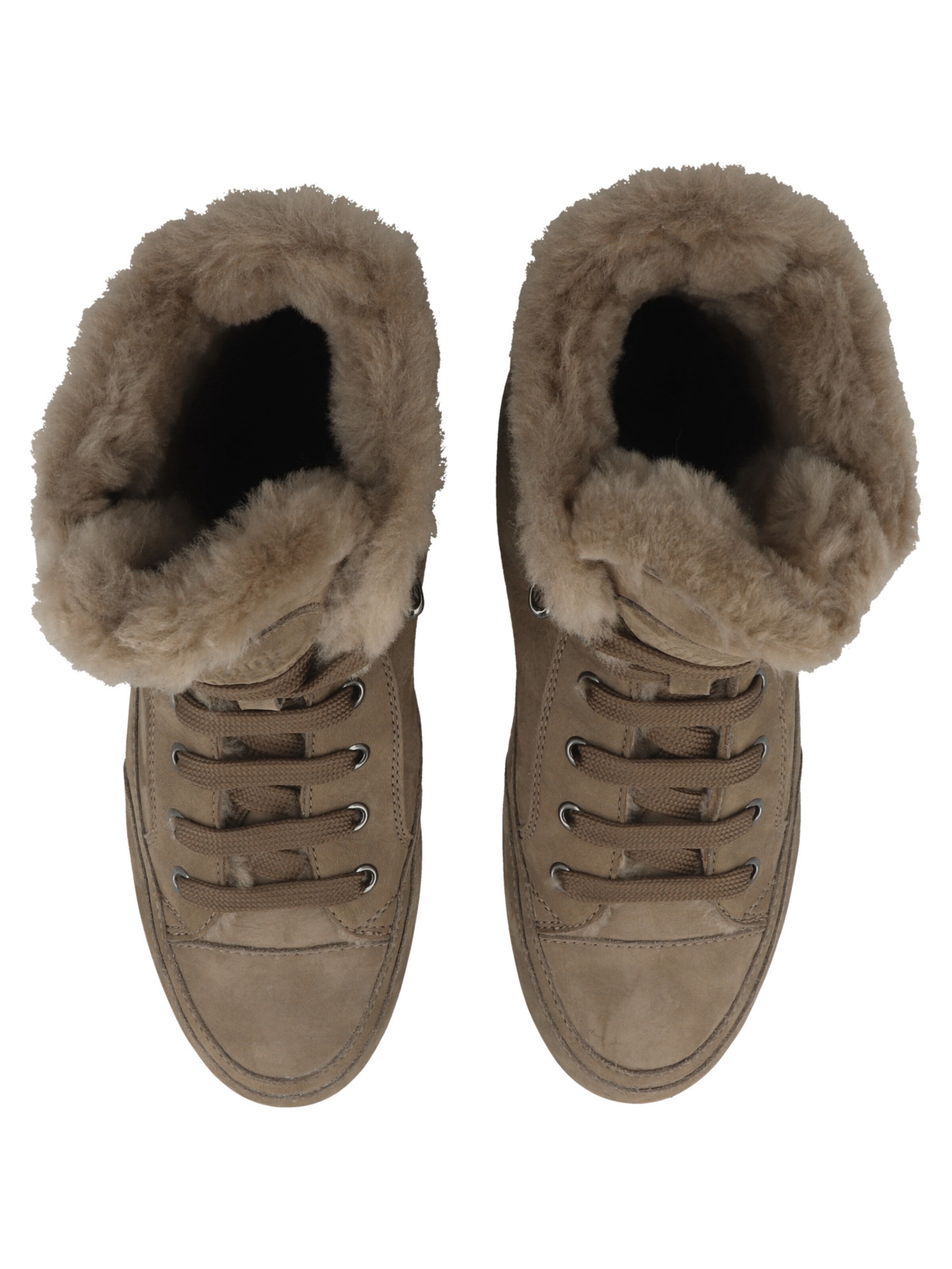 Baskets hautes 'Vancouver Fur' Candice Cooper en marron