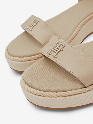 Sandales à lanières TOMMY HILFIGER en beige