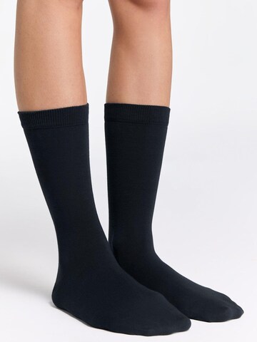 Albero Natur Socken‌‌‌‌‌‌ in Schwarz: Vorderseite