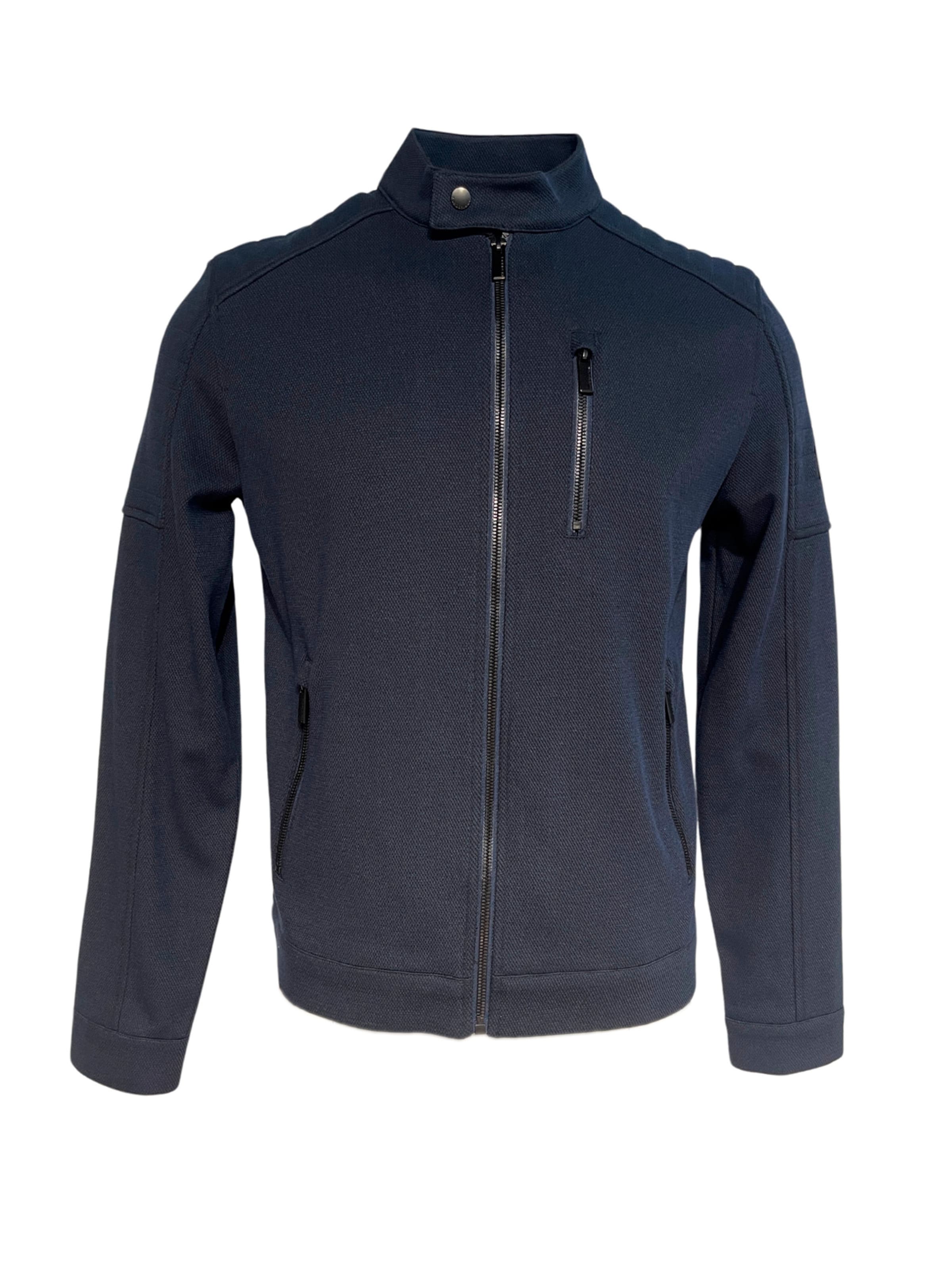 KOROSHI Prechodná bunda - Modrá: predná strana