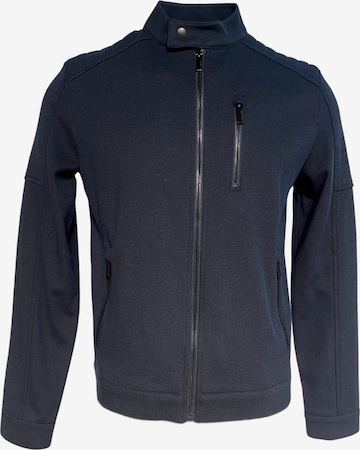 KOROSHI Between-season jacket in Blue: front