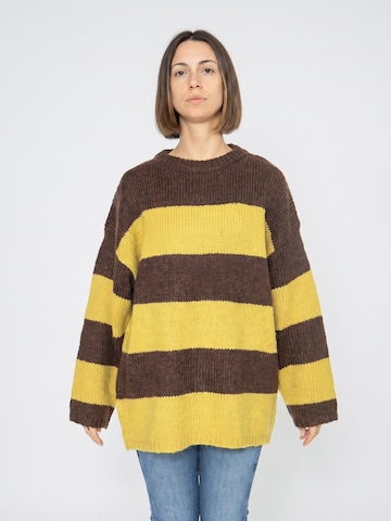 Pull-over 'Jersey Rayas Marrón y Amarillo' wild pony en mélange de couleurs