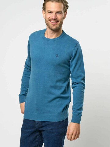 U.S. POLO ASSN. Pullover 'Adair' i grøn: forside