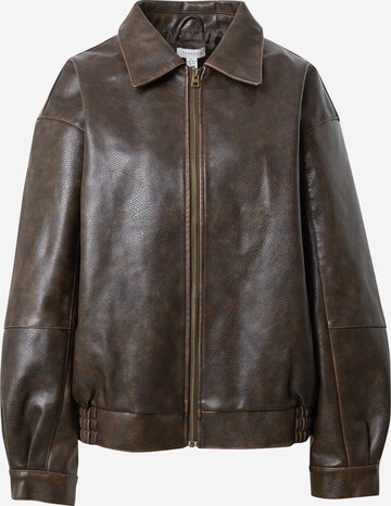 Veste mi-saison TOPSHOP en marron : devant