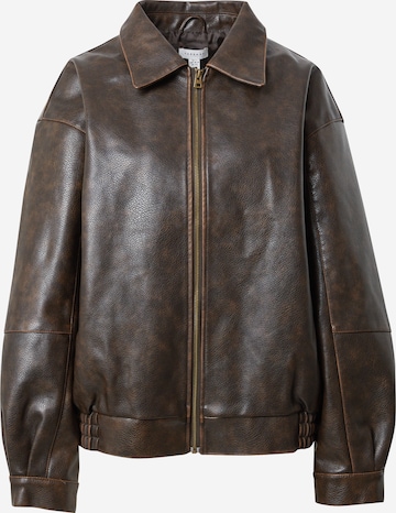 TOPSHOP Between-Season Jacket in Brown: front