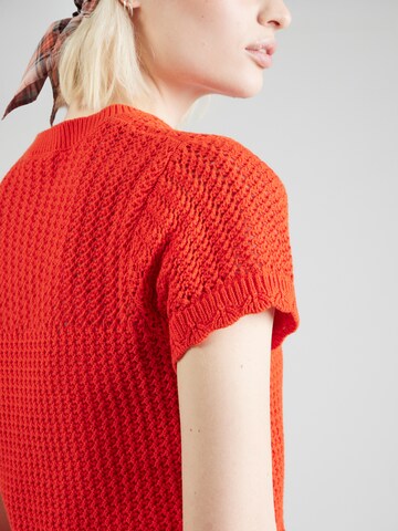 LEVI'S ® Pulóver 'Isabelle Crochet Sweater' - piros