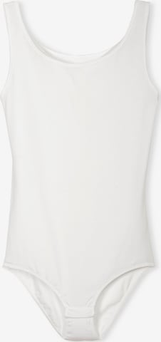 CALIDA Bodi majica | bela barva: sprednja stran