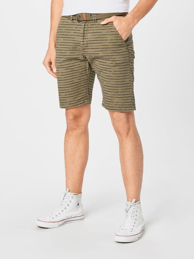 sötétkék / khaki INDICODE JEANS Nadrág 'Arroyo', Modell nézet