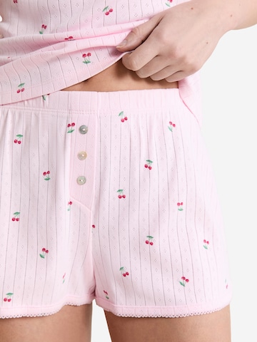 ETAM Pyjamabroek 'Katell' in Roze