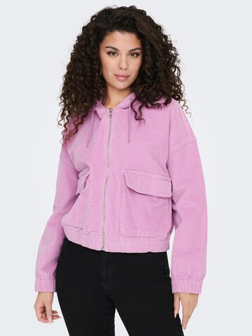 ONLY Prehodna jakna 'Kenzie' | roza barva: sprednja stran