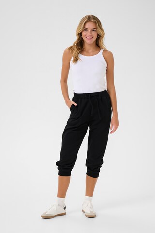 Kaffe Tapered Trousers 'Anne' in Black