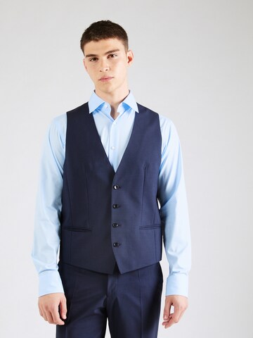 BOSS Suit Vest 'Huge' in Blue: front
