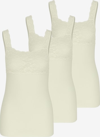 Nina von C. Undershirt 'Fine Cotton' in White: front