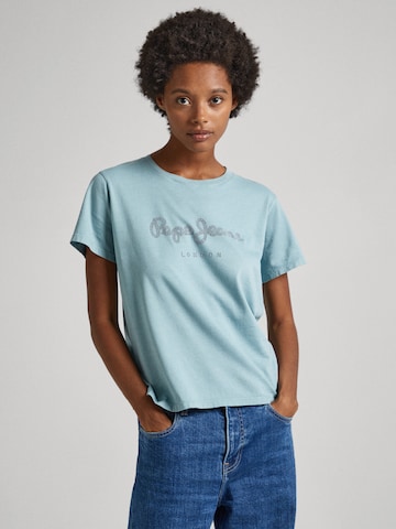 Pepe Jeans T-Shirt 'Hailey' in Blau: predná strana