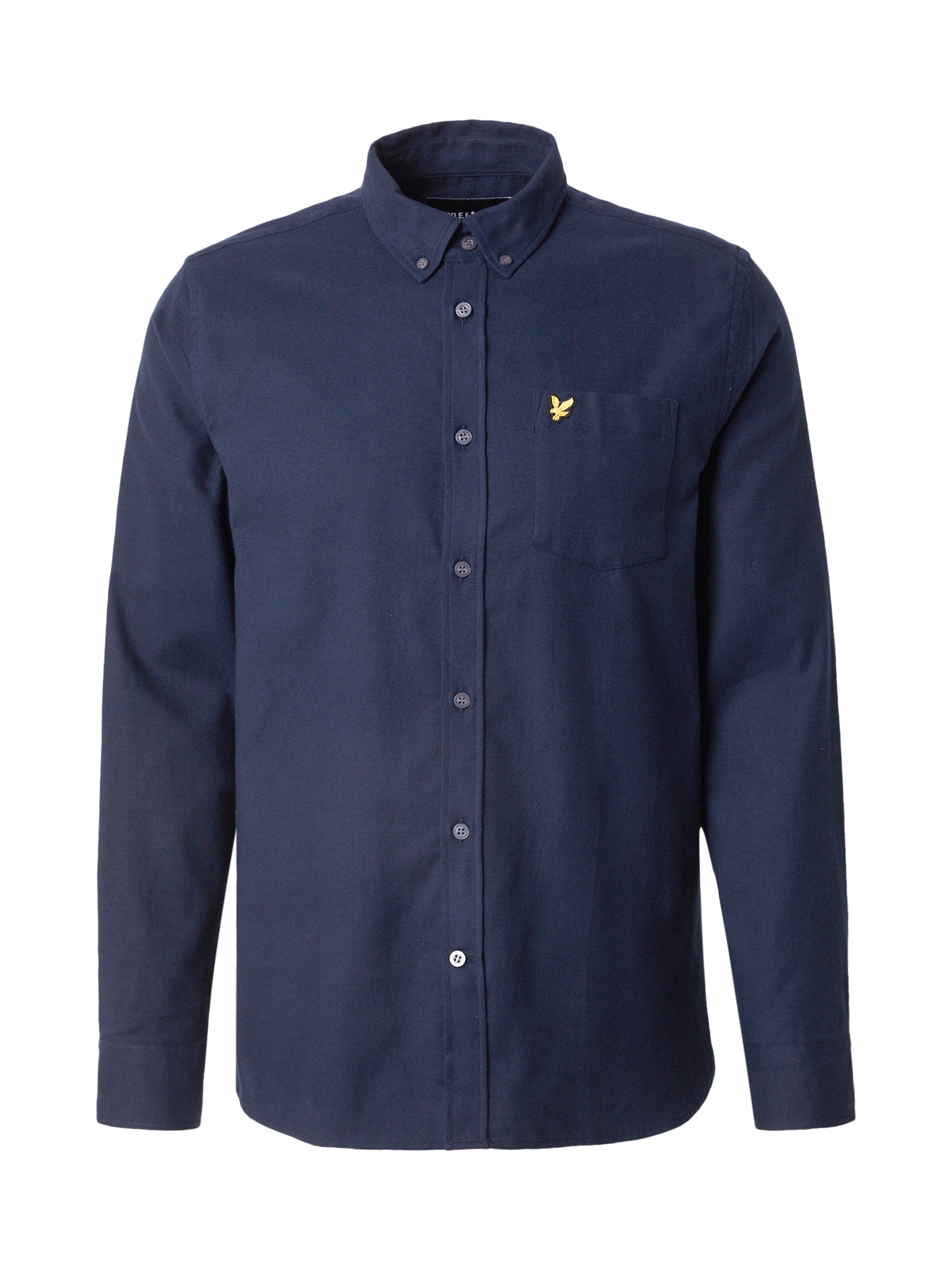 Lyle & Scott Regular Fit Hemd in Blau: Vorderseite