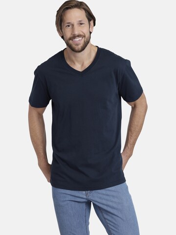 T-Shirt 'Osmo' Jan Vanderstorm en bleu : devant