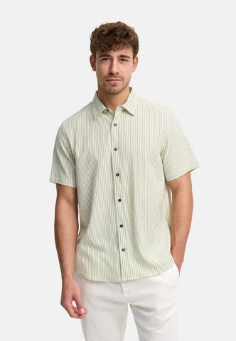 INDICODE JEANS Regular fit Button Up Shirt ' Bimler ' in Green: front