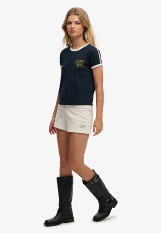 Regular Pantalon de sport Superdry & Co en blanc