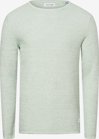 JACK & JONES Sweater 'JJTheodor' in Green: front