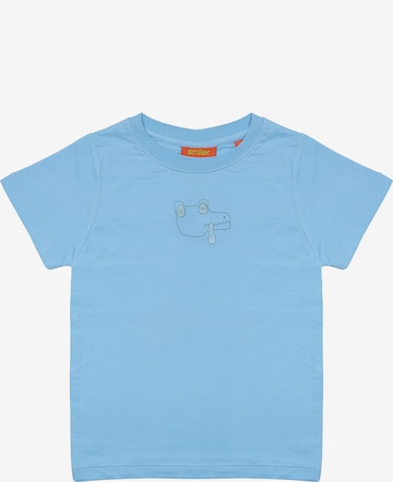 smiler. Shirt in Blauw: voorkant