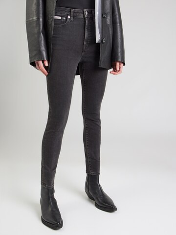 Calvin Klein Jeans Skinny Fit Дънки в черно: отпред