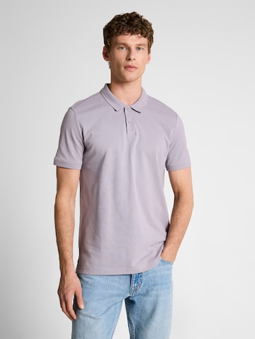 TOM TAILOR DENIM Poloshirt in Lila: Vorderseite