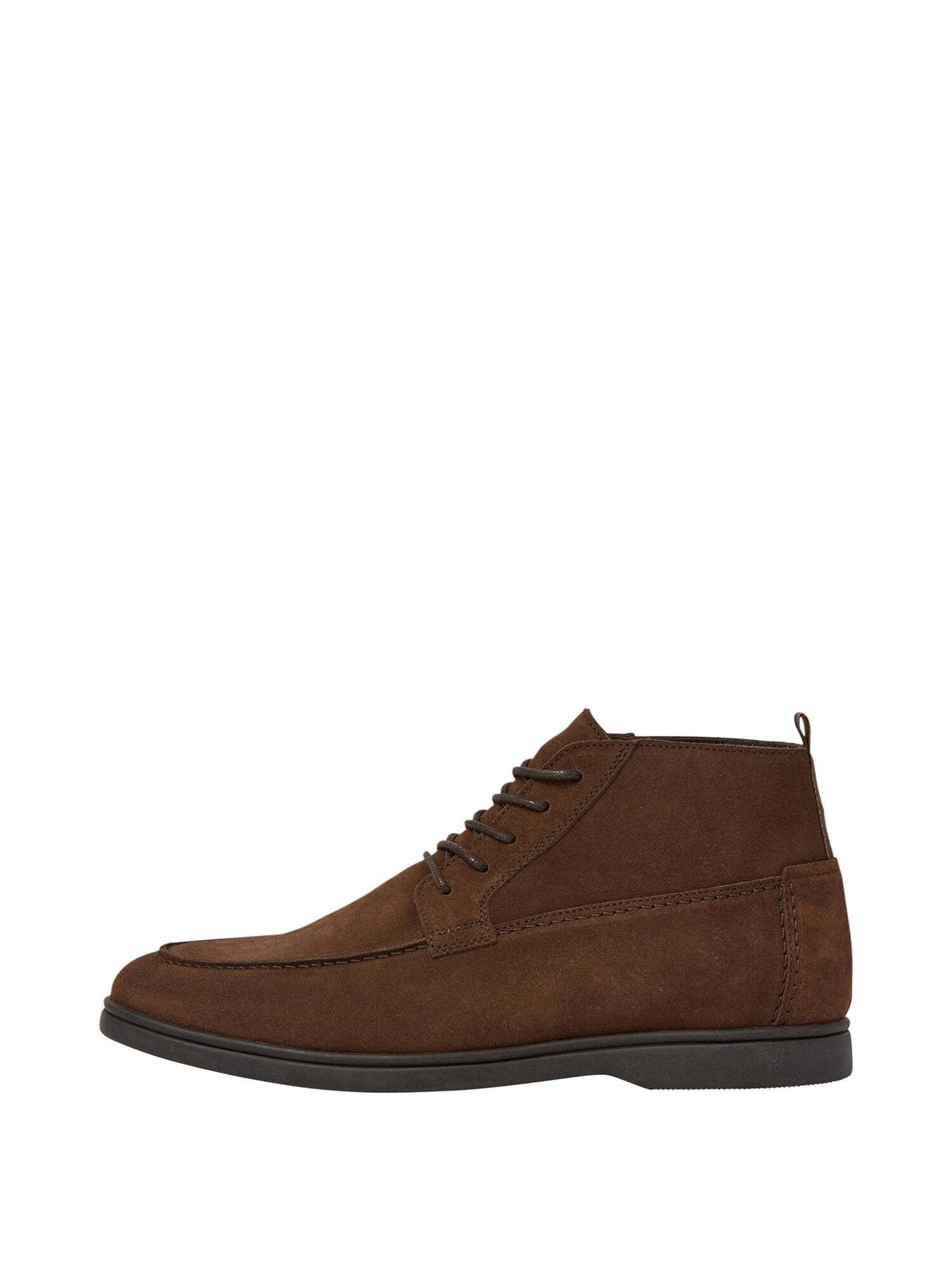 Hackett London Veterboots ' MARTIN EXPLORER ' in Bruin: voorkant