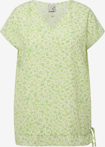 Ulla Popken Blouse in Groen: voorkant