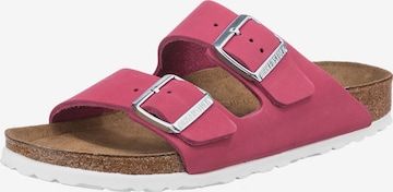 BIRKENSTOCK Mules 'Arizona' in Pink: front