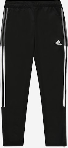 ADIDAS PERFORMANCE Workout Pants 'Tiro' in Black: front