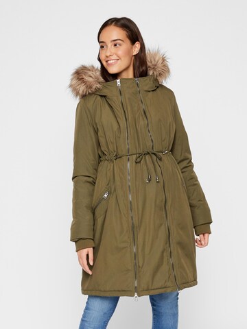 Parka d’hiver 'Amy' MAMALICIOUS en vert : devant