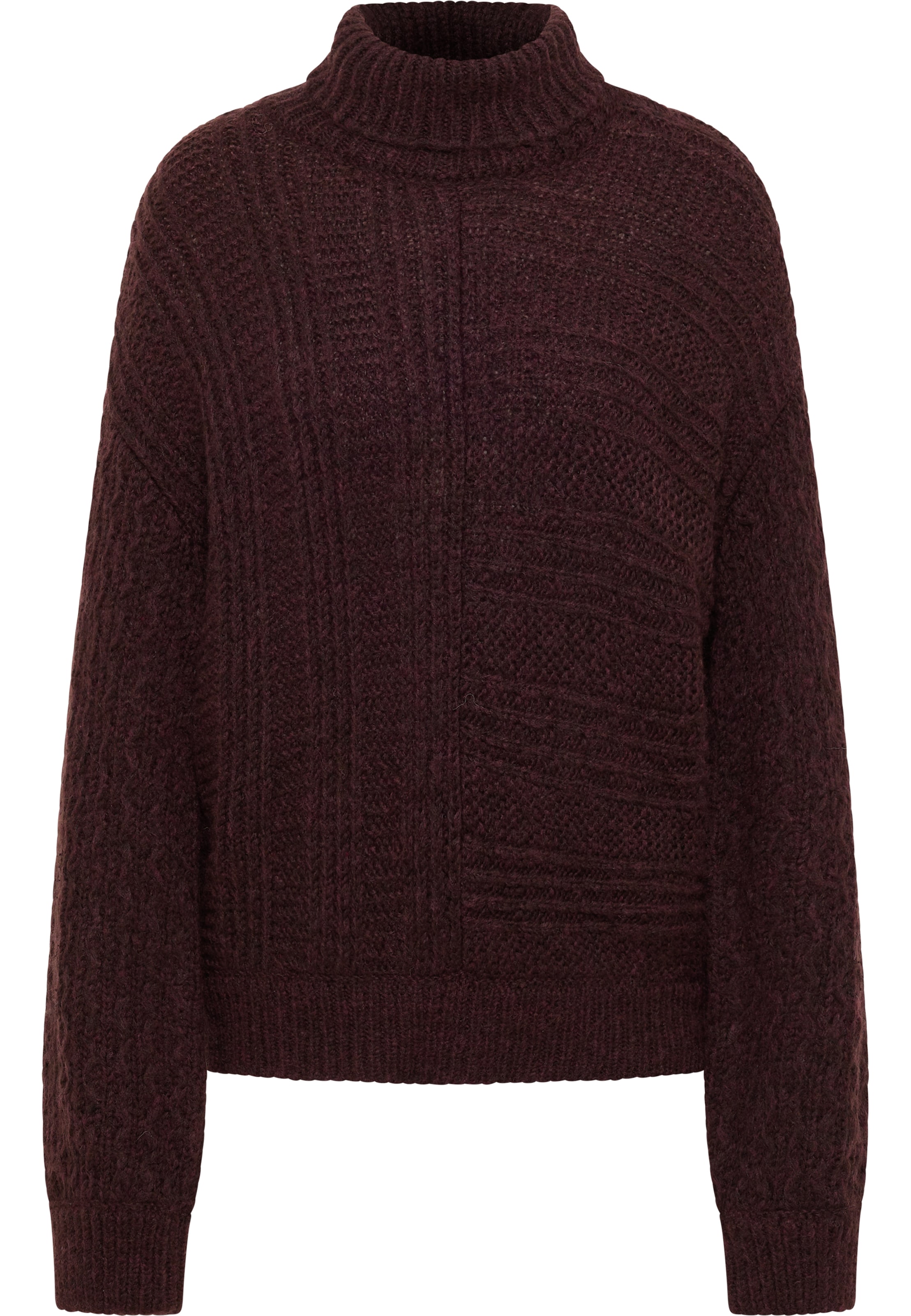 MUSTANG Pullover 'Style Rosie' in Braun: Vorderseite