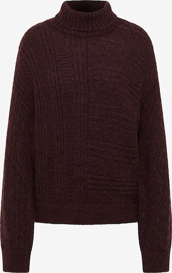 MUSTANG Pullover 'Style Rosie' in dunkelbraun, Produktansicht