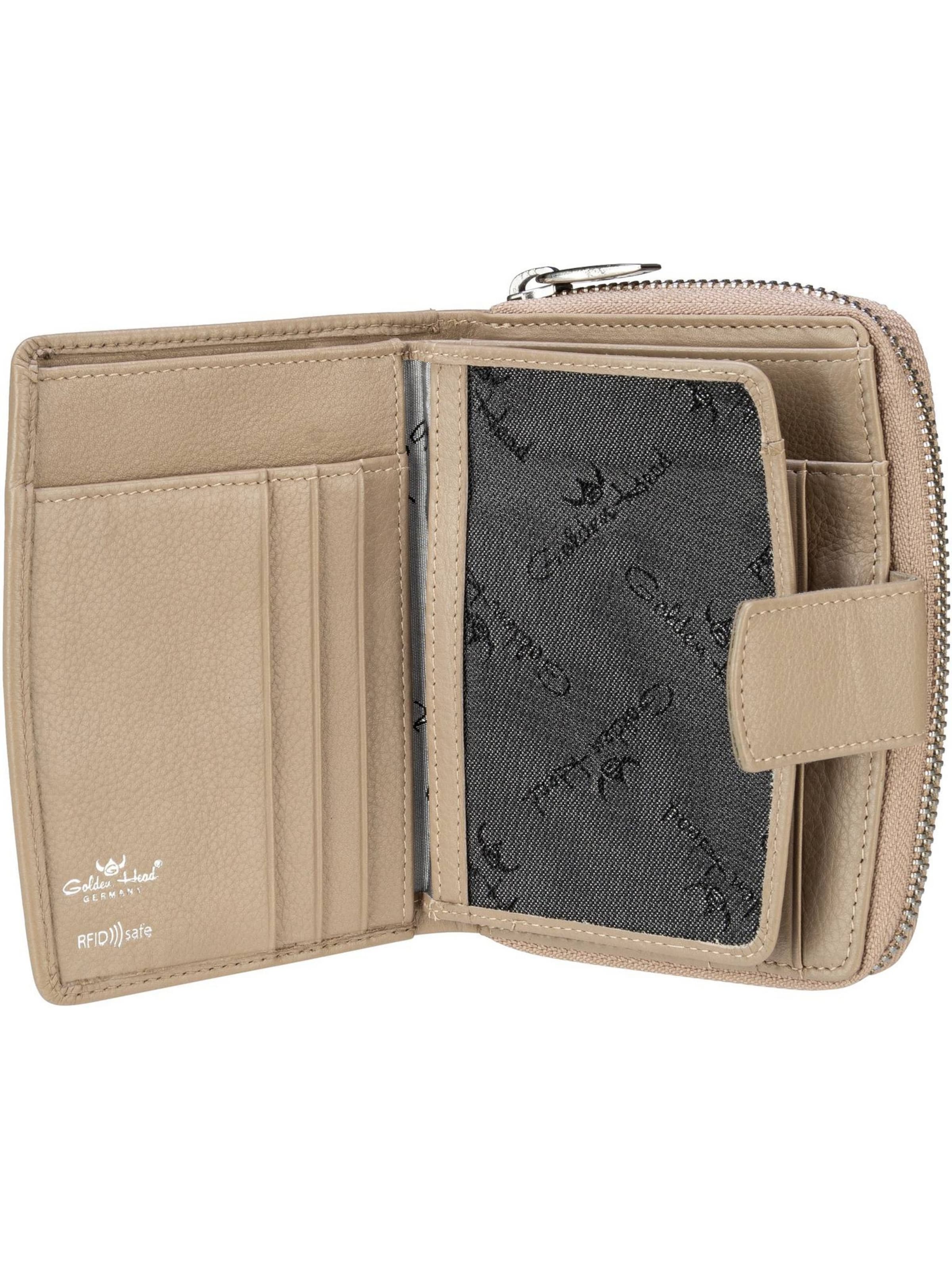 GOLDEN HEAD Portemonnee 'Madrid' in Beige