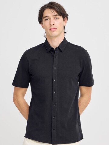 Casual Friday Слим Рубашка 'CFFolke' в Синий: спереди