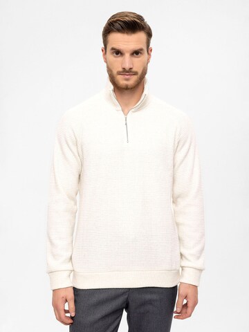 Antioch Sweater in Beige: front