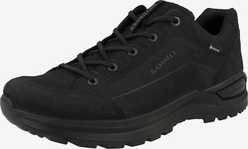 LOWA Flats in Black: front