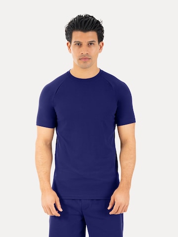 T-Shirt 'Delian' Smilodox en bleu : devant