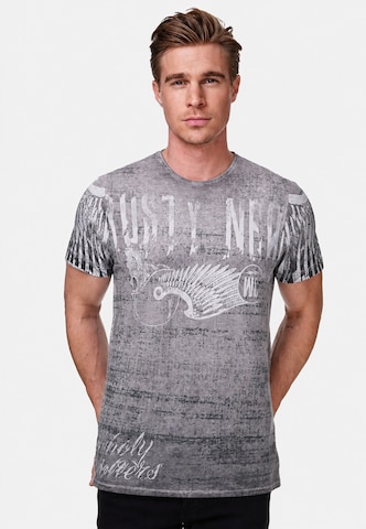 Rusty Neal T-Shirt in Grau: Vorderseite