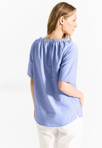CECIL Bluse 'Chambray' in Blau
