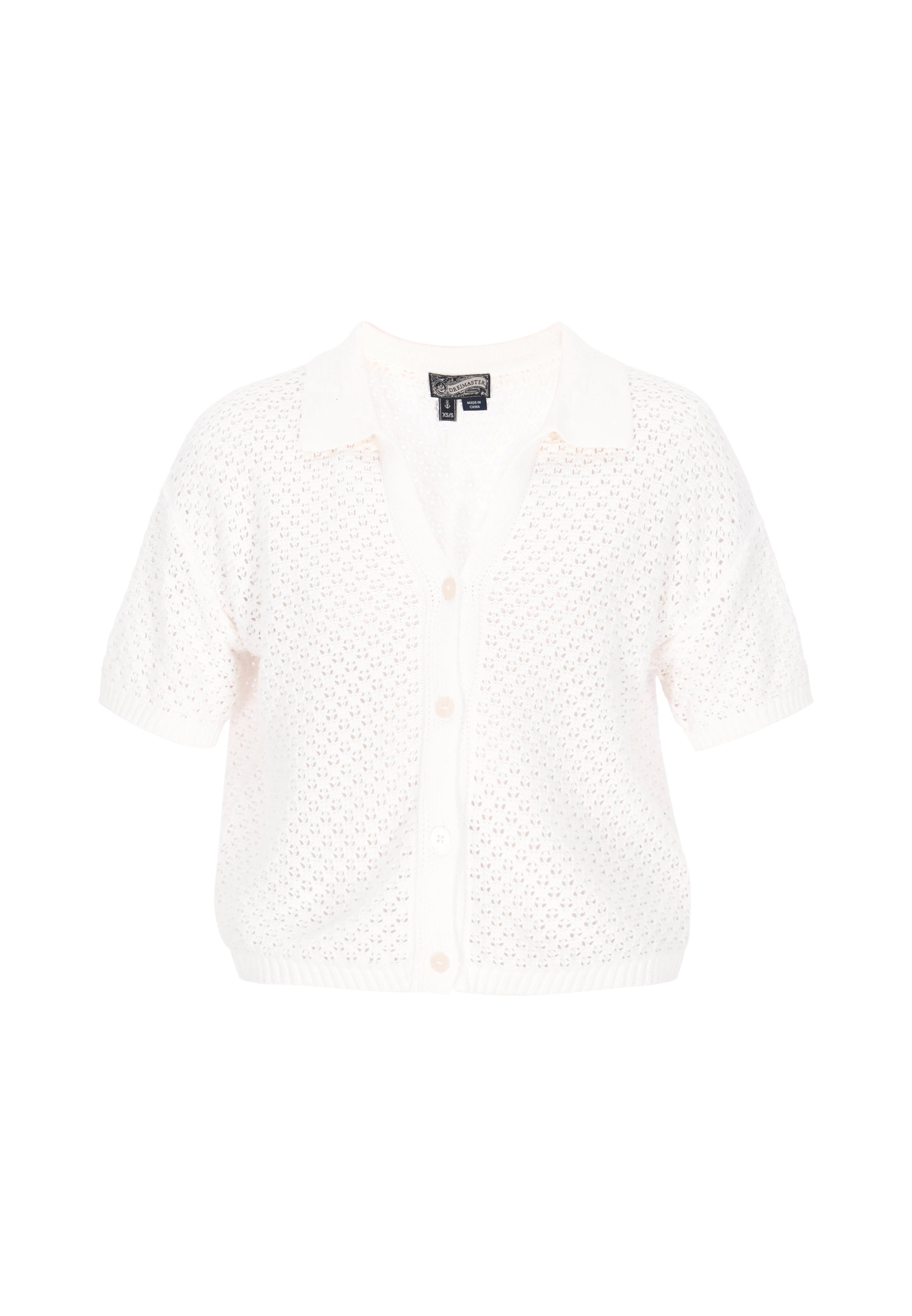 DreiMaster Vintage - Cárdigan en blanco: frente