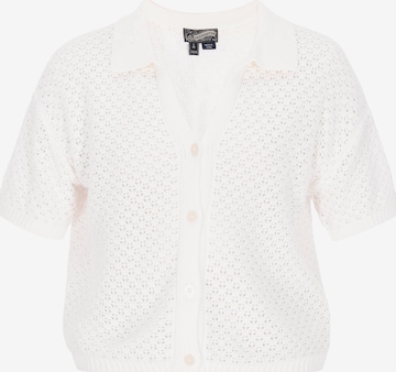 DreiMaster Vintage - Cárdigan en blanco: frente