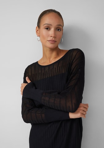 s.Oliver Gebreide jurk in Zwart