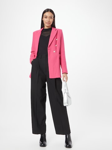 Wallis Curve Blazer in Pink