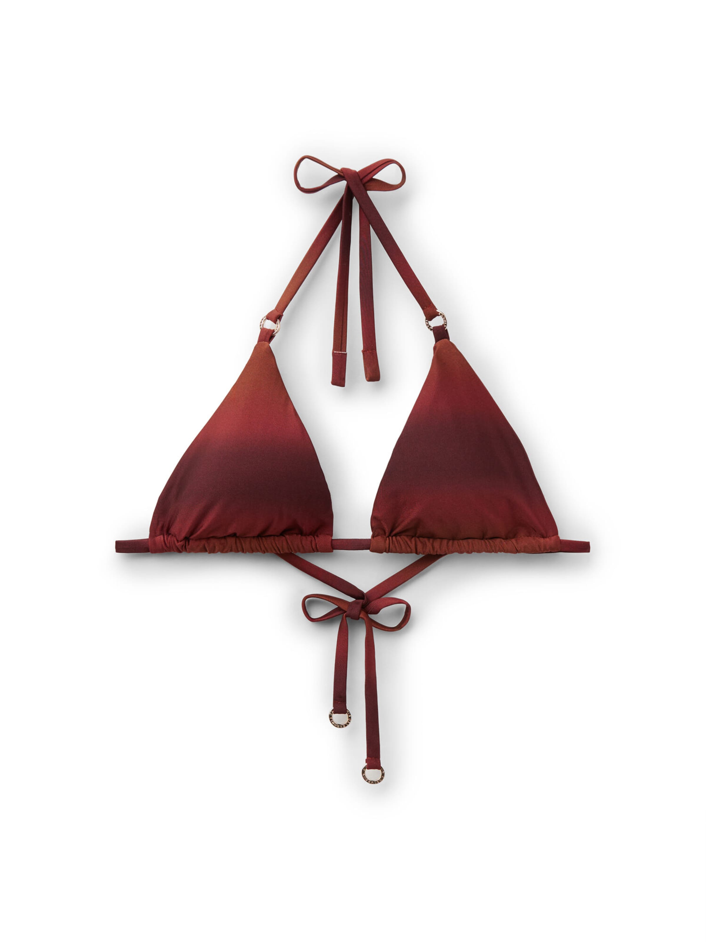 CALZEDONIA Triangel Bikinitop 'Soft Shades' in Rot: Vorderseite