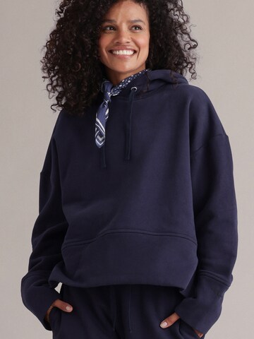 Hey Honey Sweatshirt 'Cosy Hood' in Blau: Vorderseite