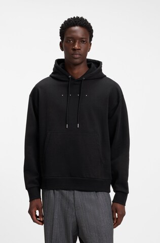 HUGO Sweatshirt in Schwarz: Vorderseite